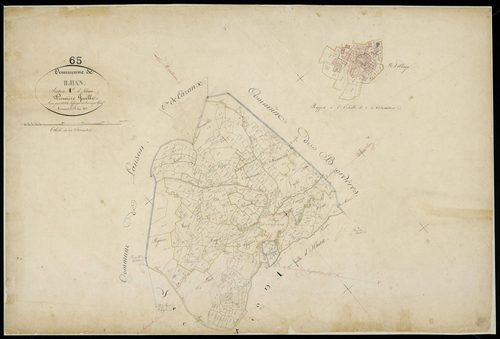 Bordères-Louron - Ilhan.- Section A, 1re feuille