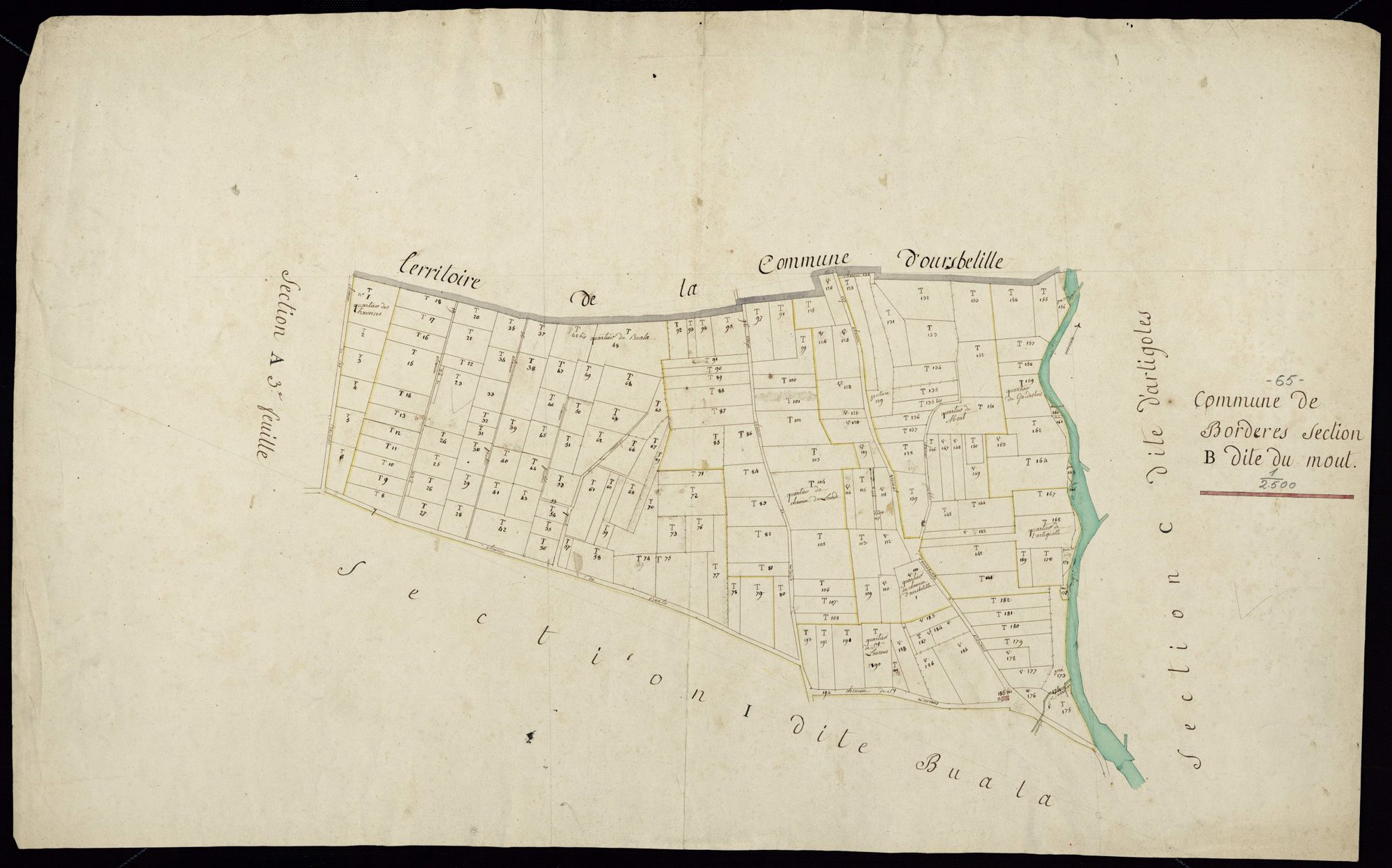 Bordères-sur-l'Échez - Bordères-sur-L'Echez.- Section B