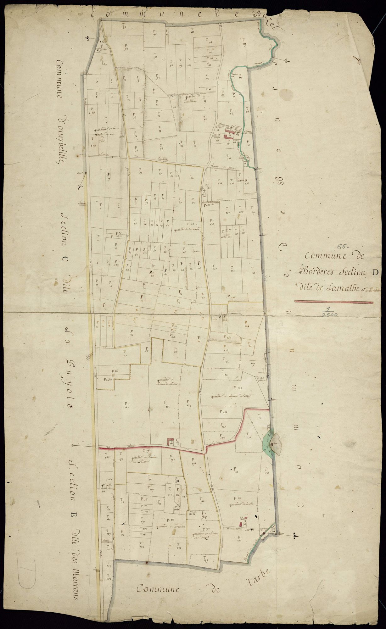 Bordères-sur-l'Échez - Bordères-sur-L'Echez.- Section D