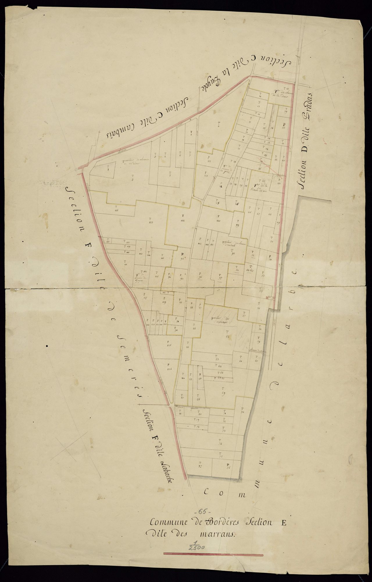 Bordères-sur-l'Échez - Bordères-sur-L'Echez.- Section E