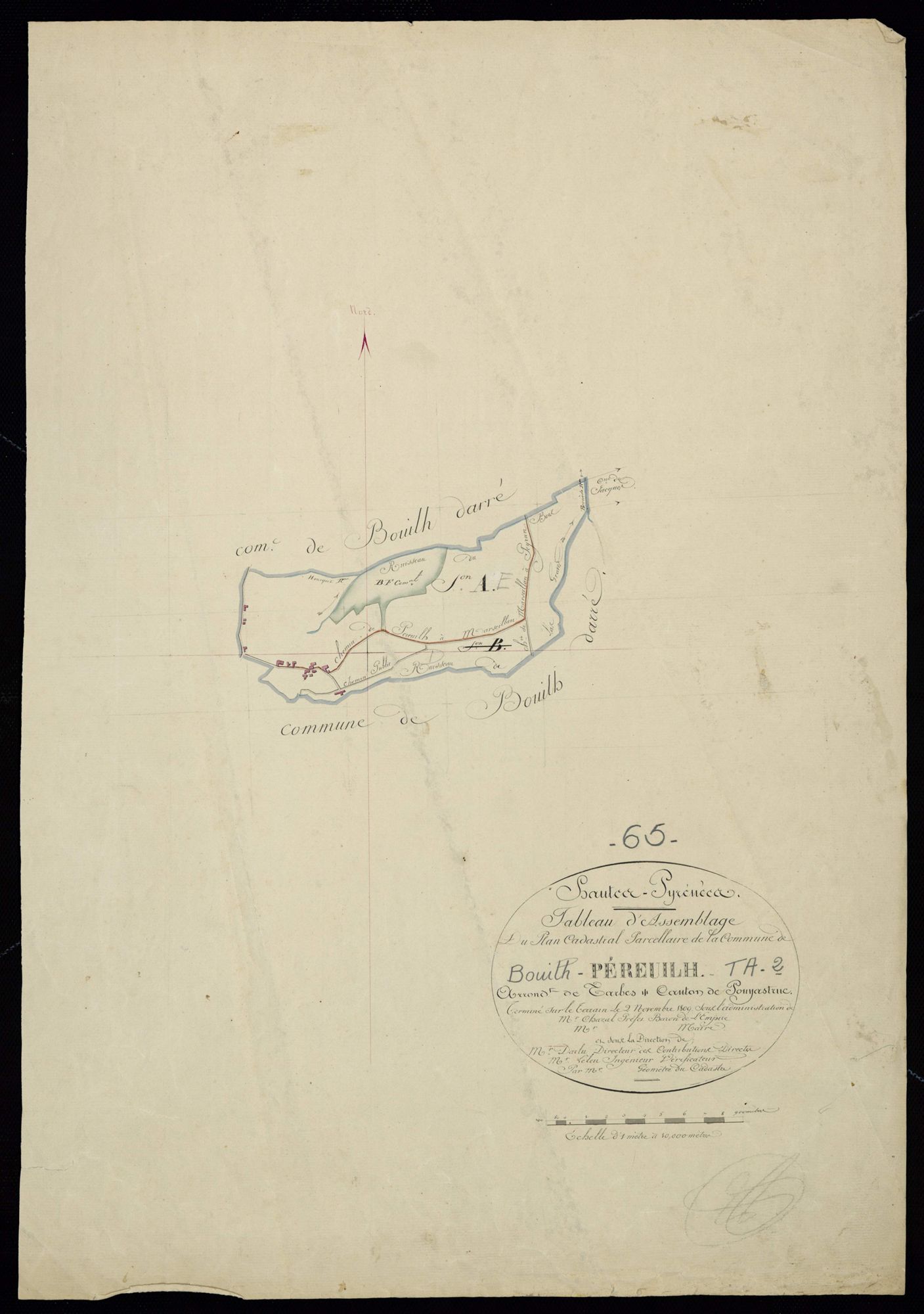 Bouilh-Péreuilh - Bouilh-Péreuilh.- Péreuilh : tableau d'assemblage