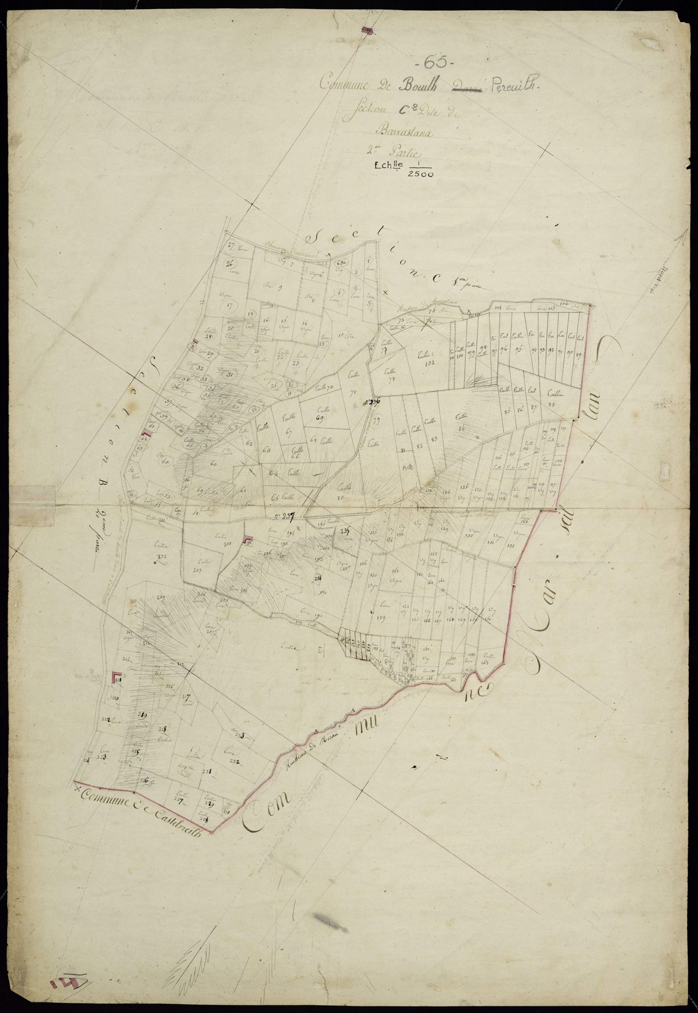 Bouilh-Péreuilh - Bouilh-Péreuilh.- Section C, 2e feuille