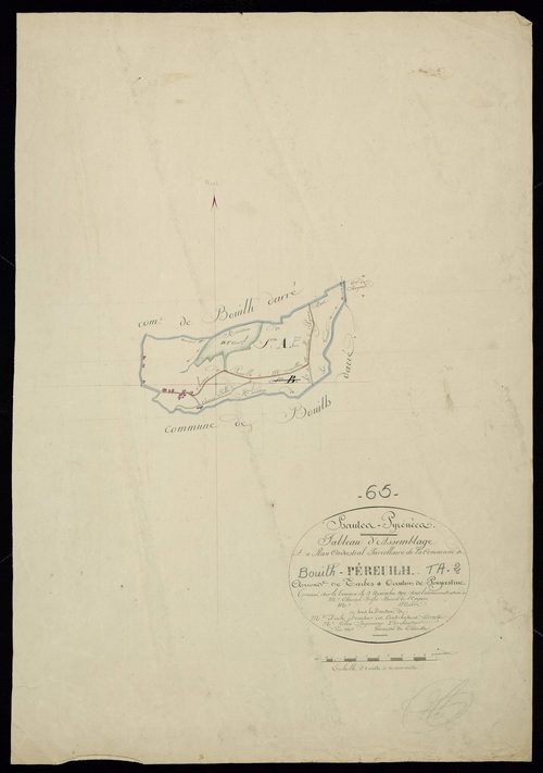 Bouilh-Péreuilh - Bouilh-Péreuilh.- Péreuilh : tableau d'assemblage