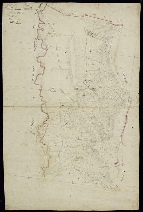 Bouilh-Péreuilh - Bouilh-Péreuilh.- Section B, 1re feuille