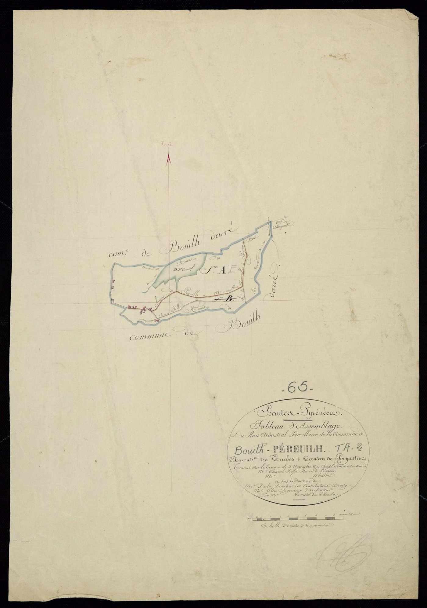 Bouilh-Péreuilh - Bouilh-Péreuilh.- Péreuilh : tableau d'assemblage
