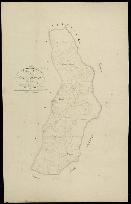 Bourg-de-Bigorre - Bourg-de-Bigorre.- Section B, 2e feuille