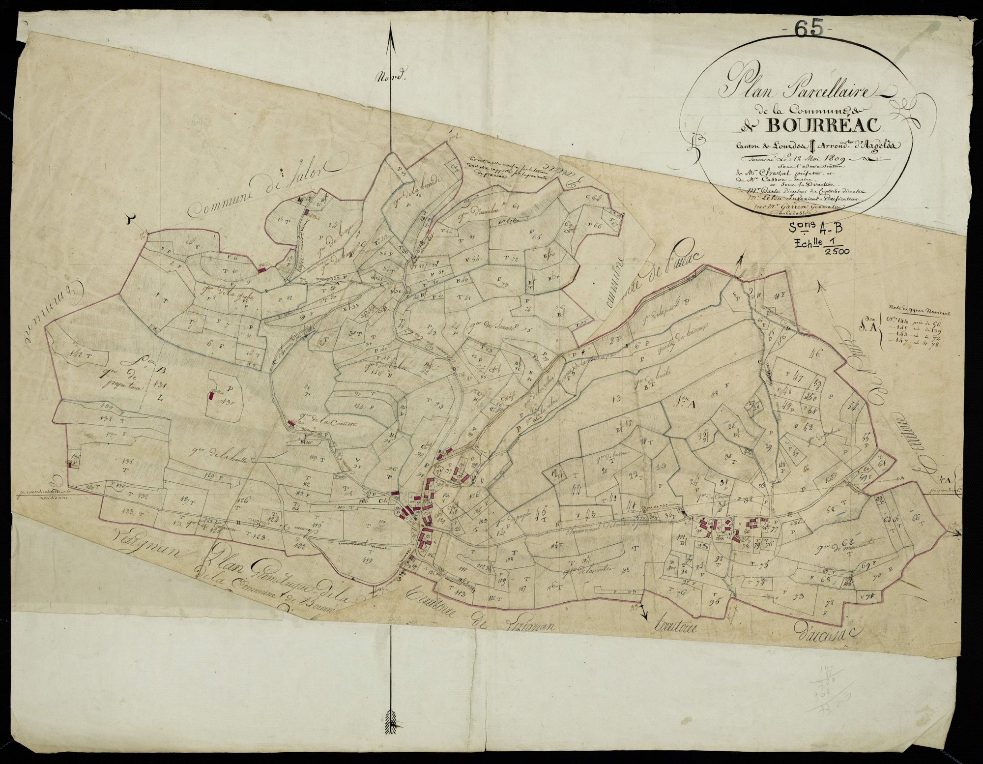 Bourréac - Bourréac.- Section AB