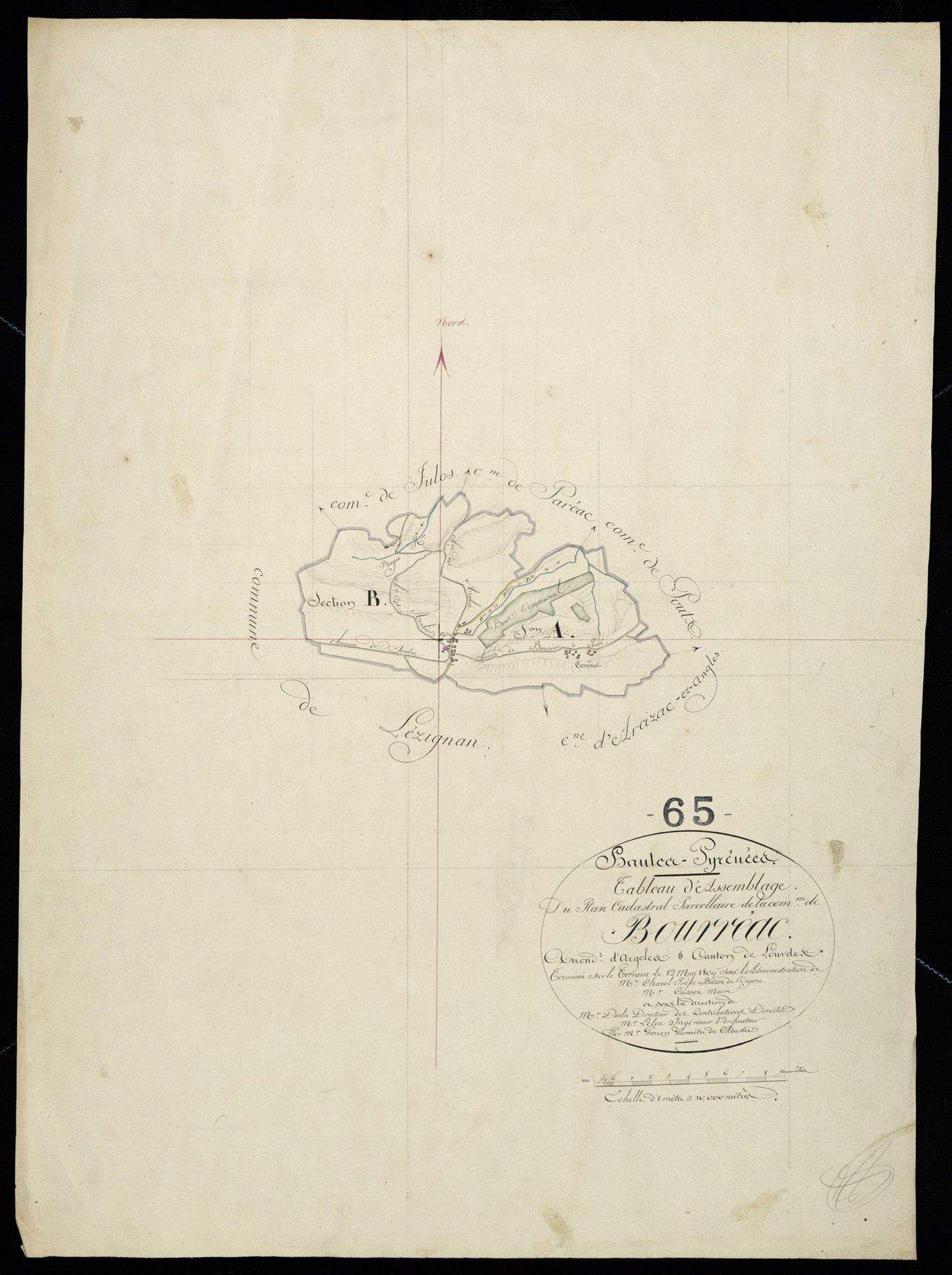 Bourréac - Bourréac.- Tableau d'assemblage