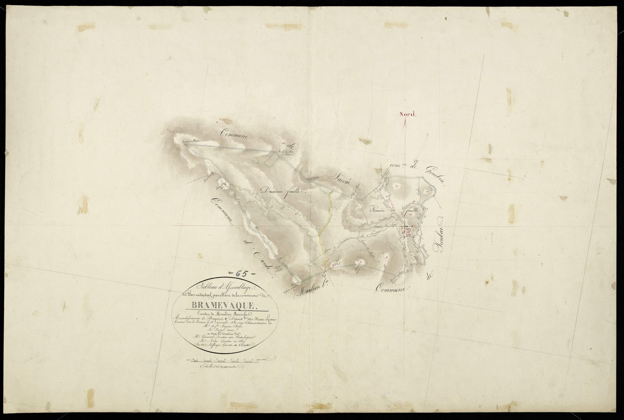 Bramevaque - Bramevaque.- Tableau d'assemblage