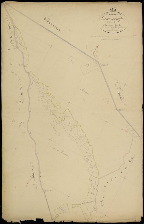 Bramevaque - Bramevaque.- Section A, 2e feuille