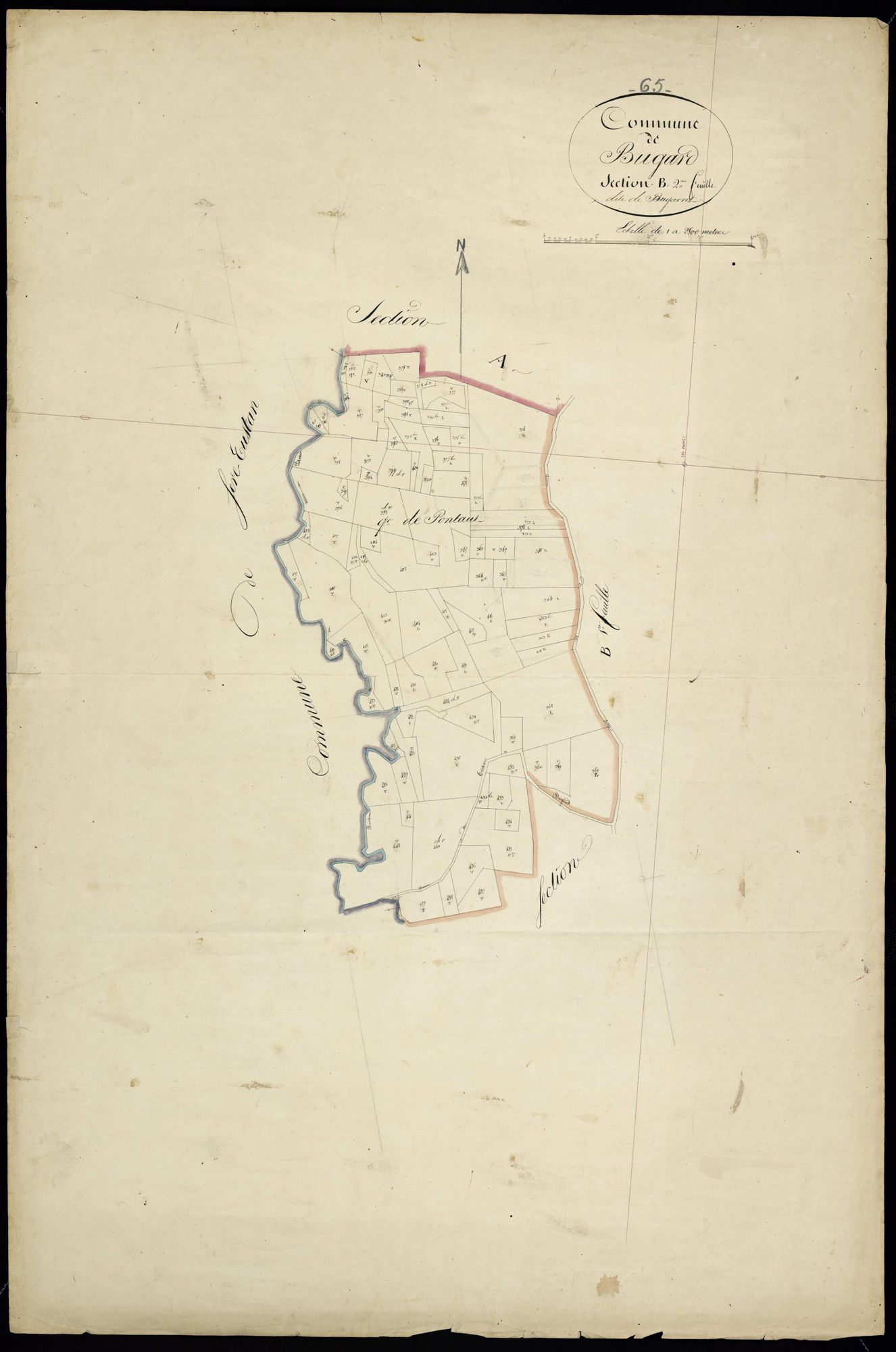 Bugard - Bugard.- Section B, 2e feuille