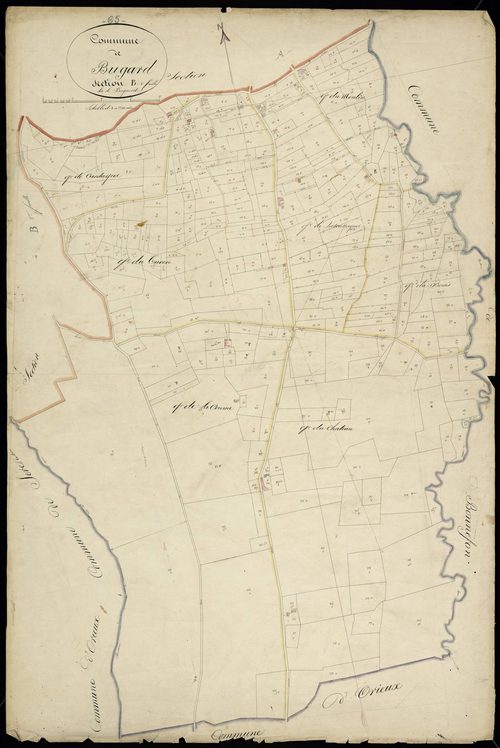 Bugard - Bugard.- Section B, 1re feuille