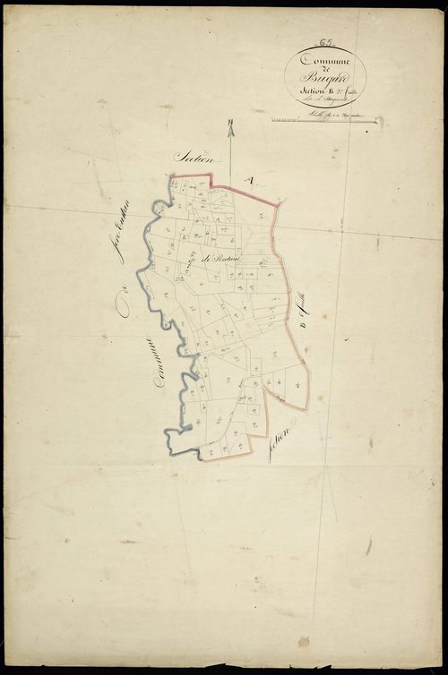Bugard - Bugard.- Section B, 2e feuille