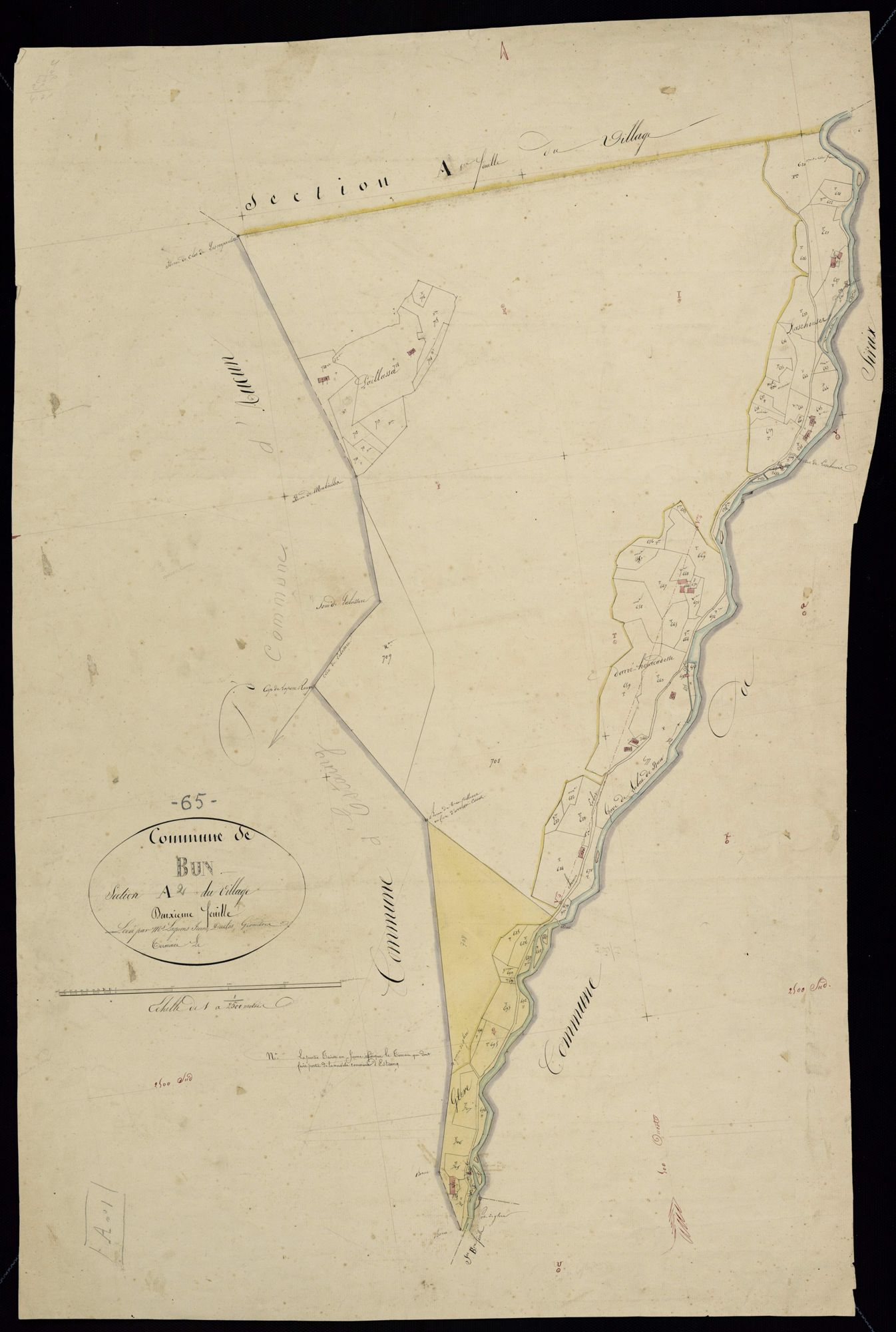 Bun - Bun.- Section A, 2e feuille