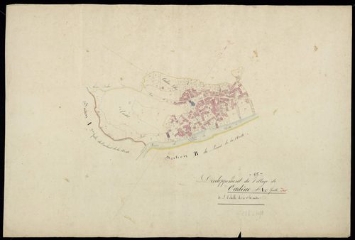 Cadéac - Cadéac.- Section A, 1ère feuille, développement