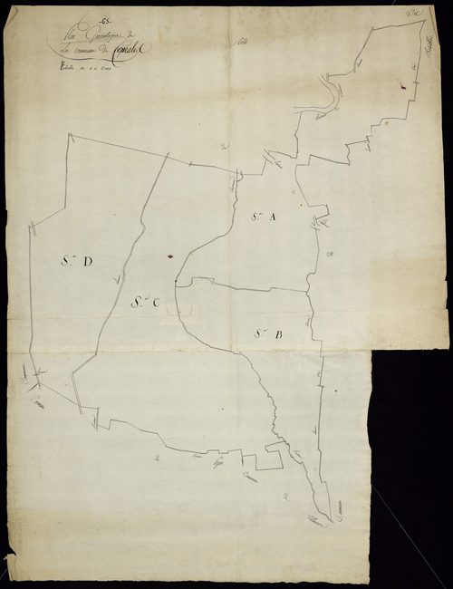 Camalès - Camalès.- Plan géométrique