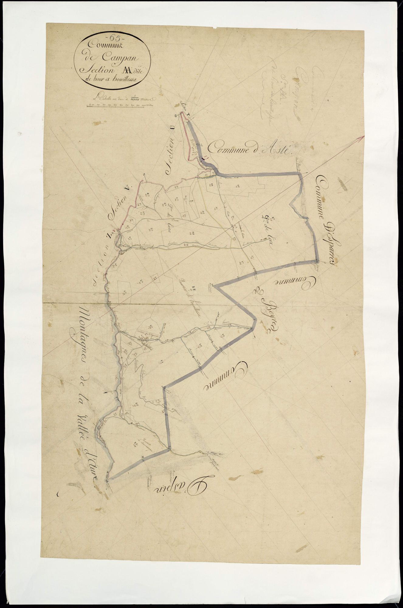 Campan - Campan.- Section AA