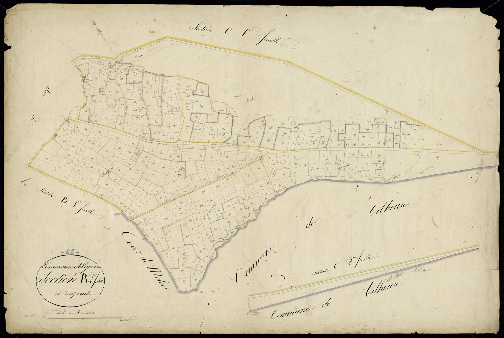 Capvern - Capvern.- Section B, 2e feuille