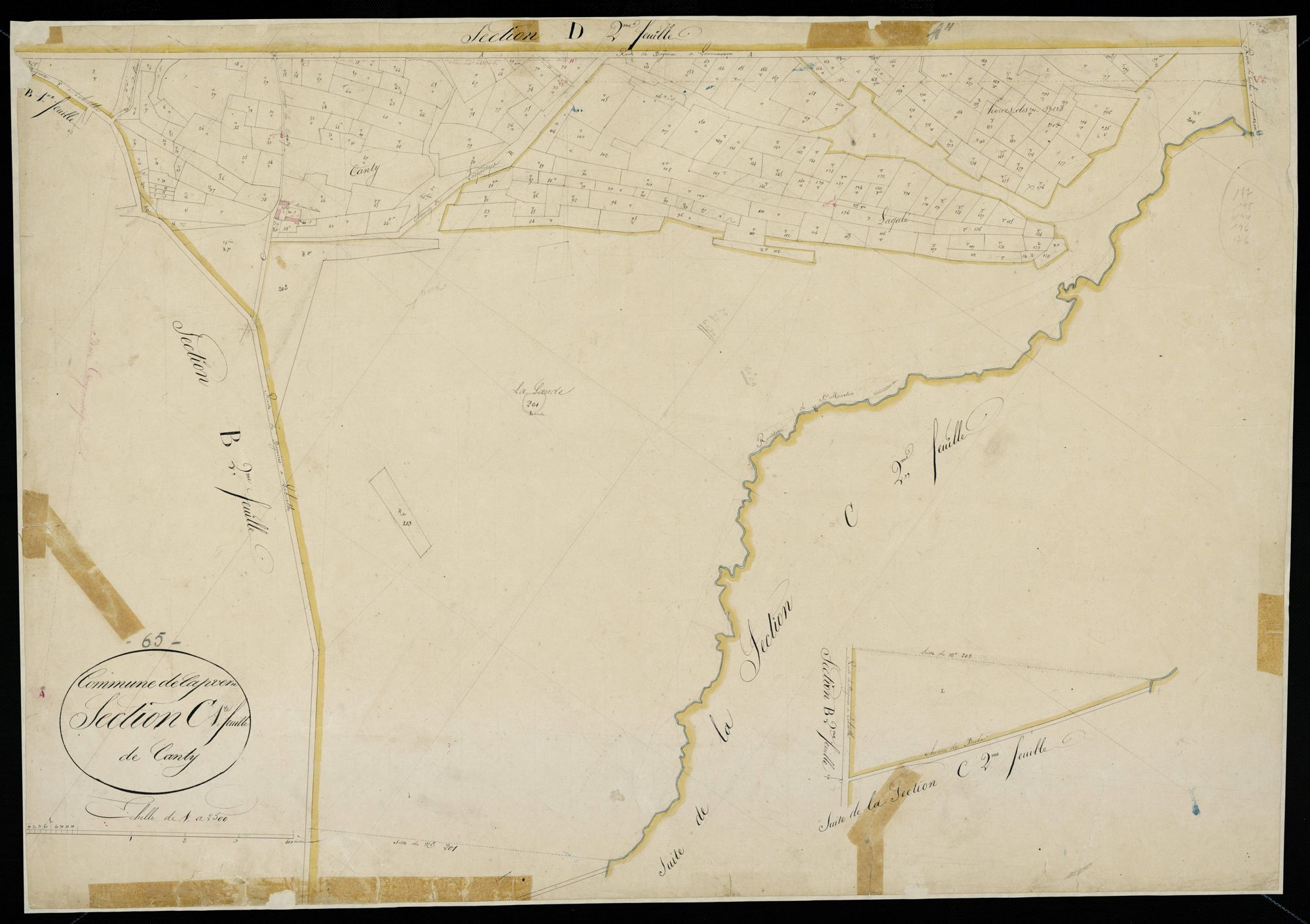 Capvern - Capvern.- Section C, 1re feuille