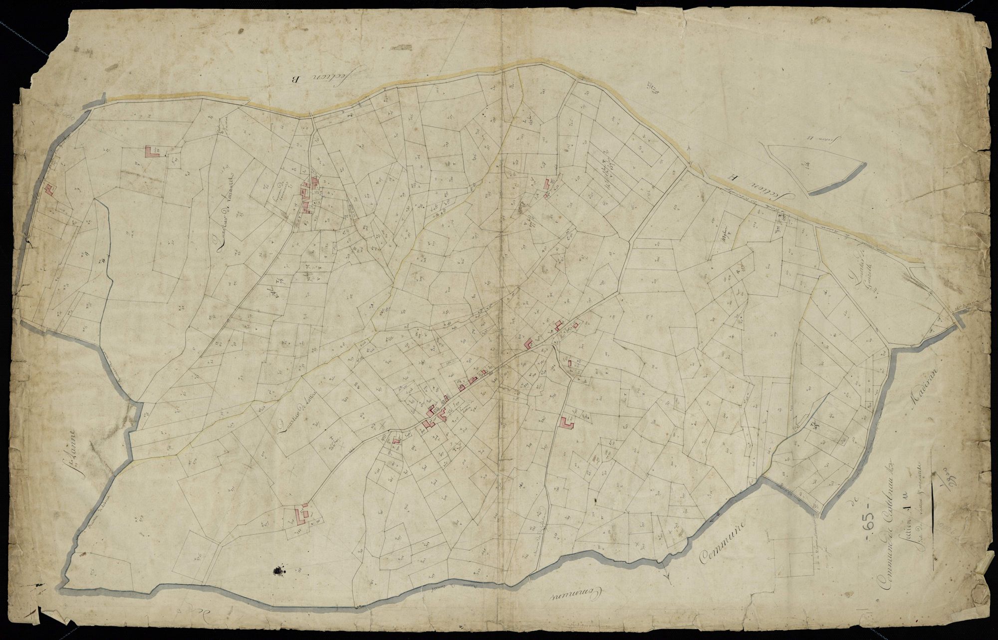 Castelnau-Rivière-Basse - Castelnau-Rivière-Basse.- Section A