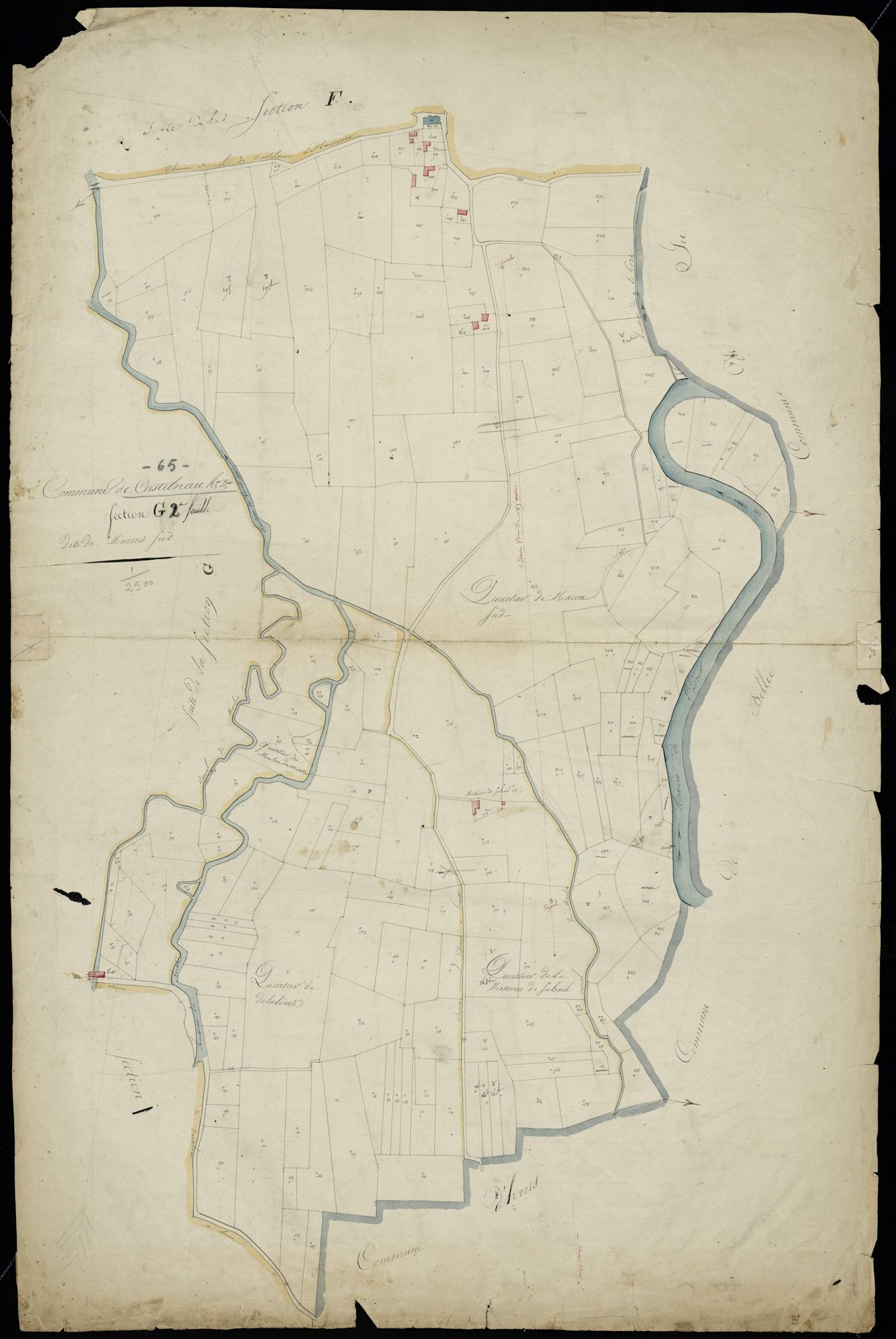 Castelnau-Rivière-Basse - Castelnau-Rivière-Basse.- Section G, 2e feuille