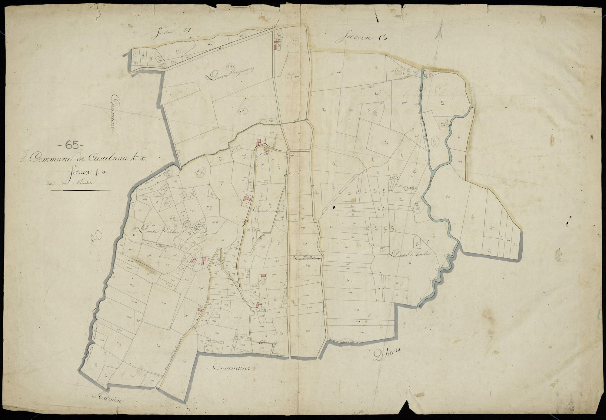 Castelnau-Rivière-Basse - Castelnau-Rivière-Basse.- Section I