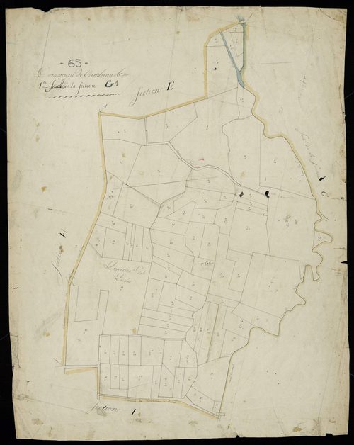 Castelnau-Rivière-Basse - Castelnau-Rivière-Basse.- Section G, 1re feuille