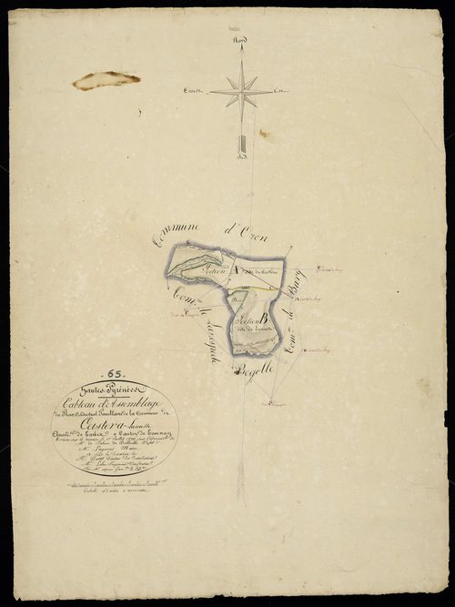 Castéra-Lanusse - Castéra-Lanusse.- Tableau d'assemblage