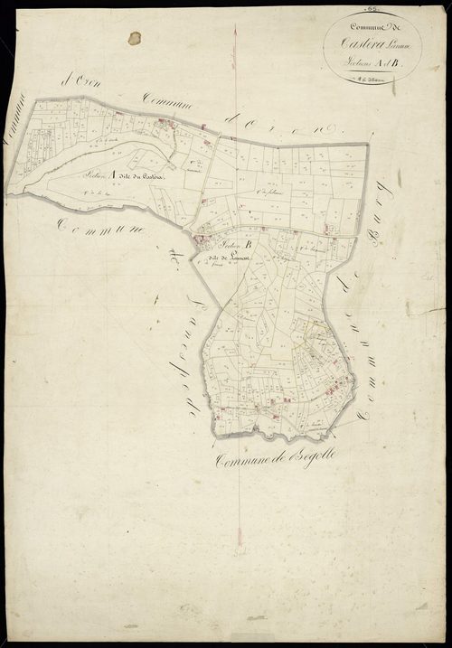 Castéra-Lanusse - Castéra-Lanusse.- Section AB