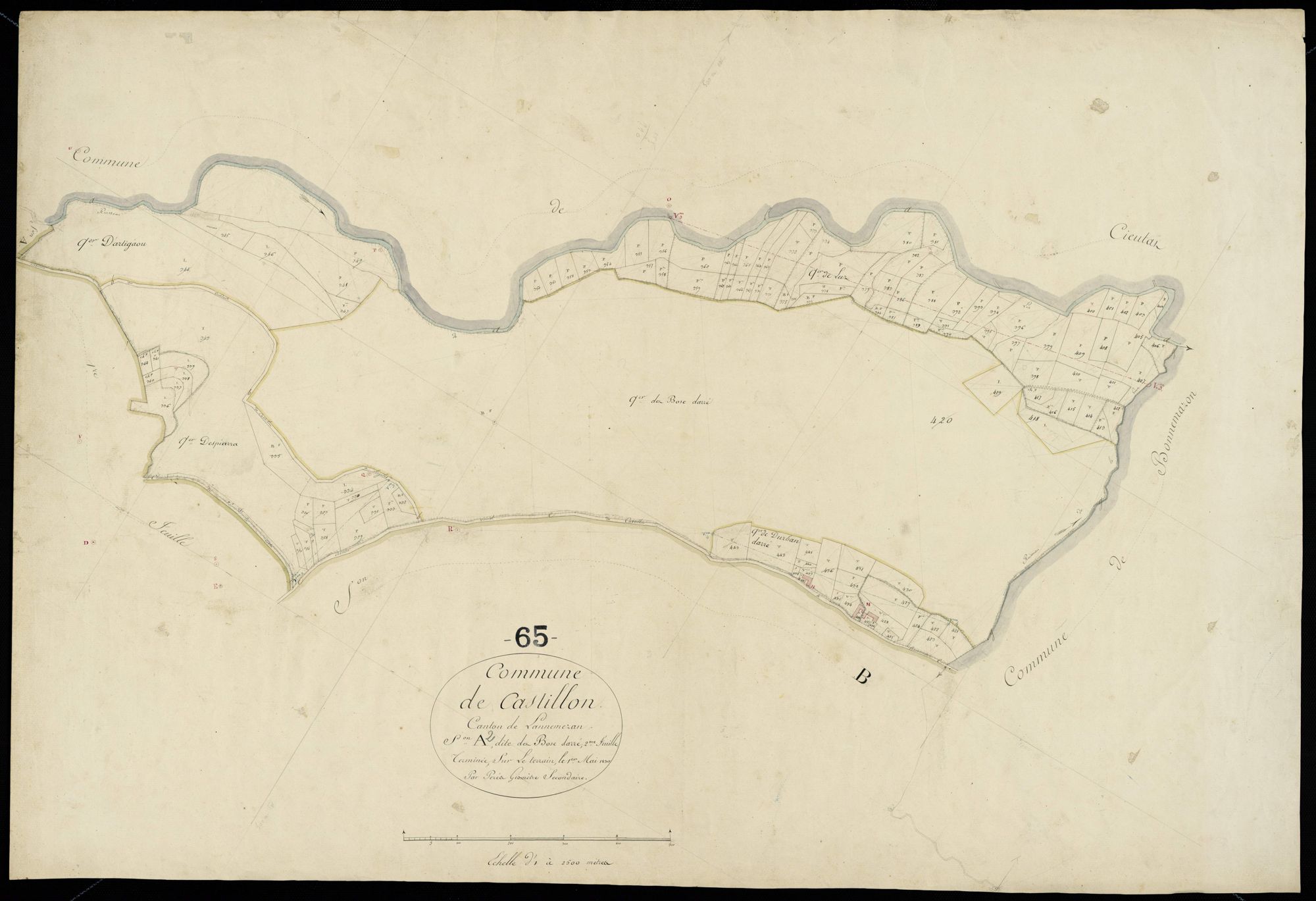 Castillon - Castillon.- Section A, 2e feuille