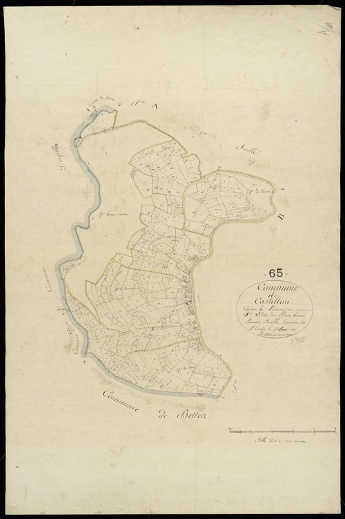 Castillon - Castillon.- Section A, 1re feuille