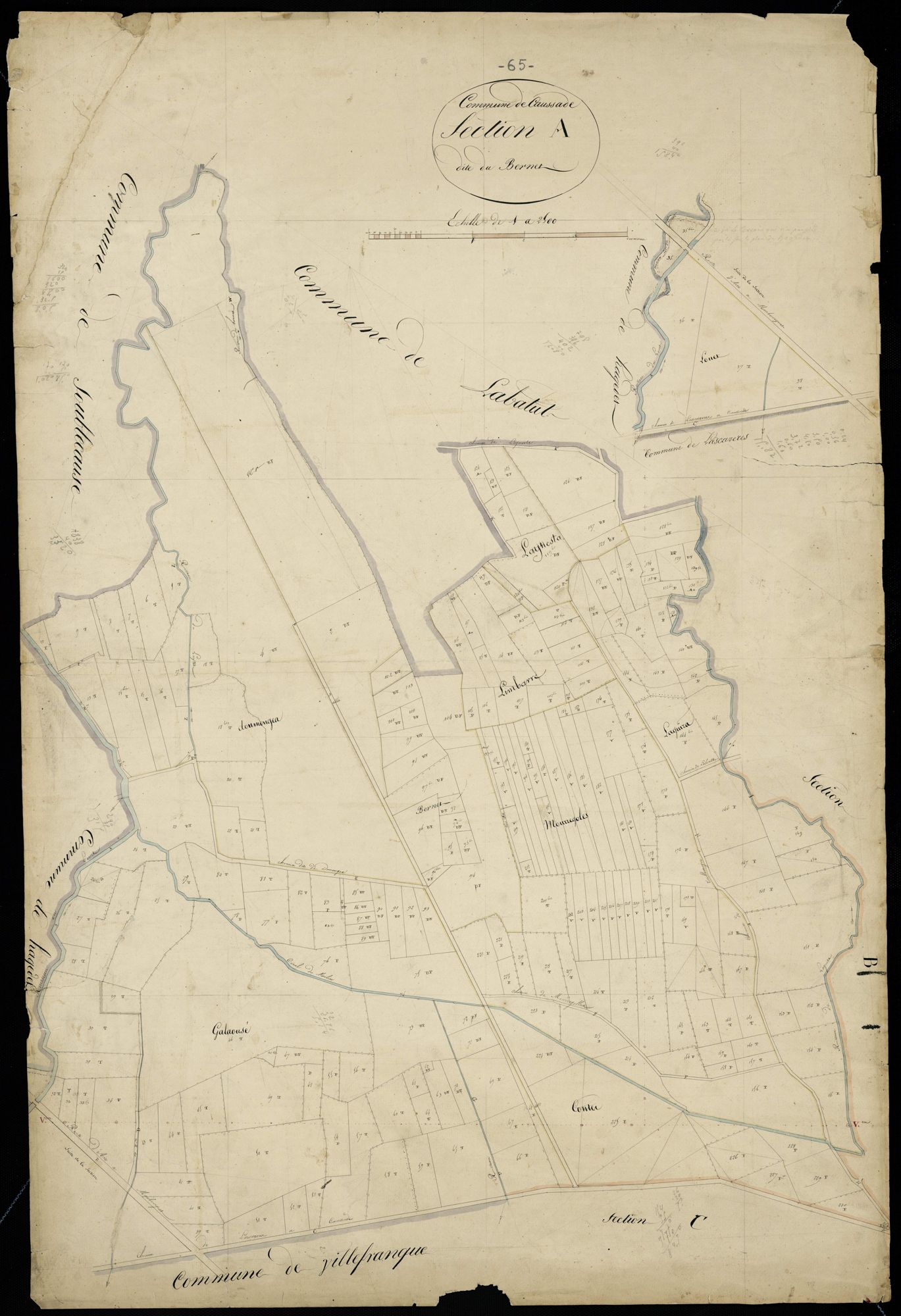 Caussade-Rivière - Caussade-Rivière.- Section A