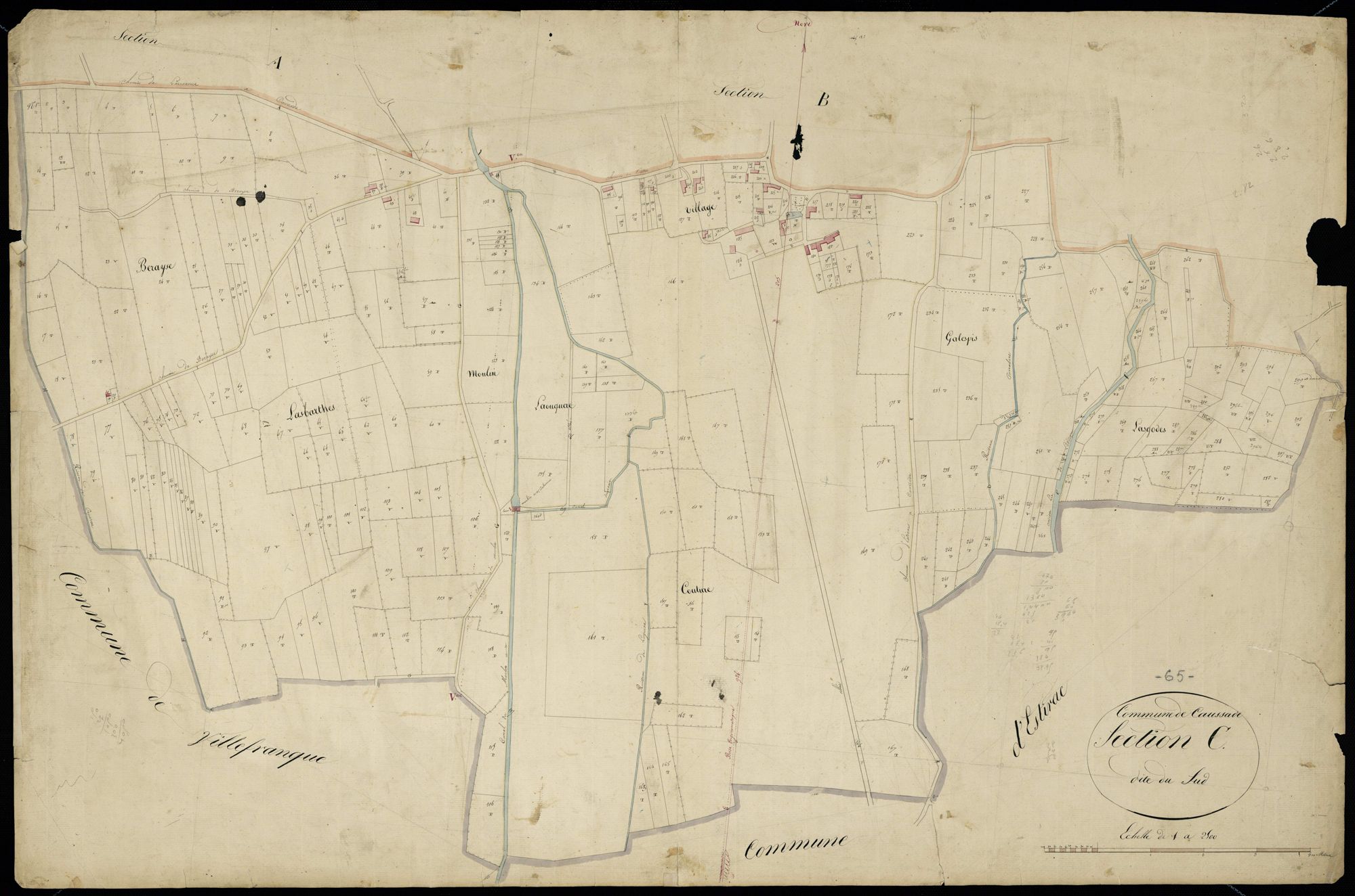 Caussade-Rivière - Caussade-Rivière.- Section C