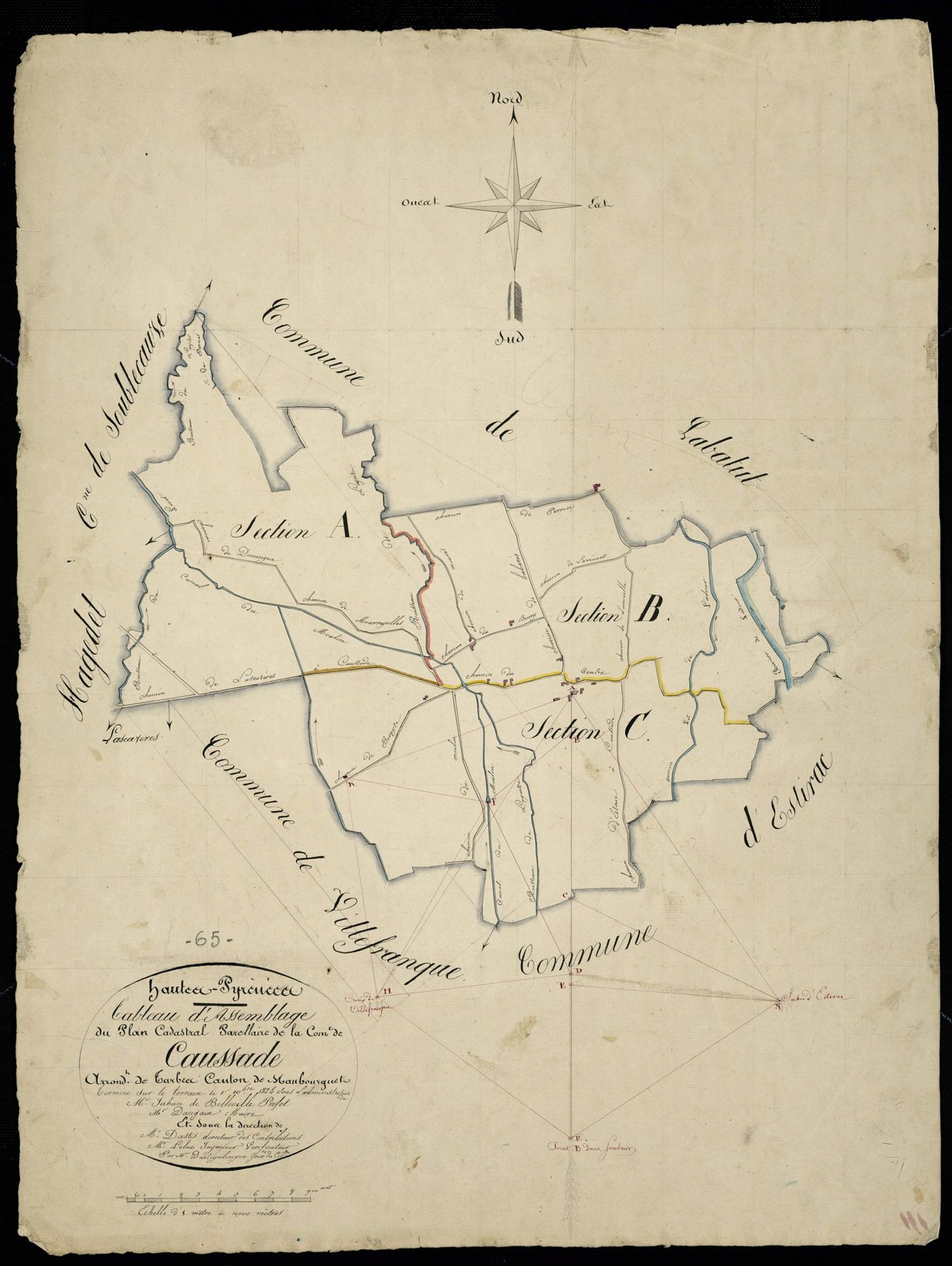Caussade-Rivière - Caussade-Rivière.- Tableau d'assemblage