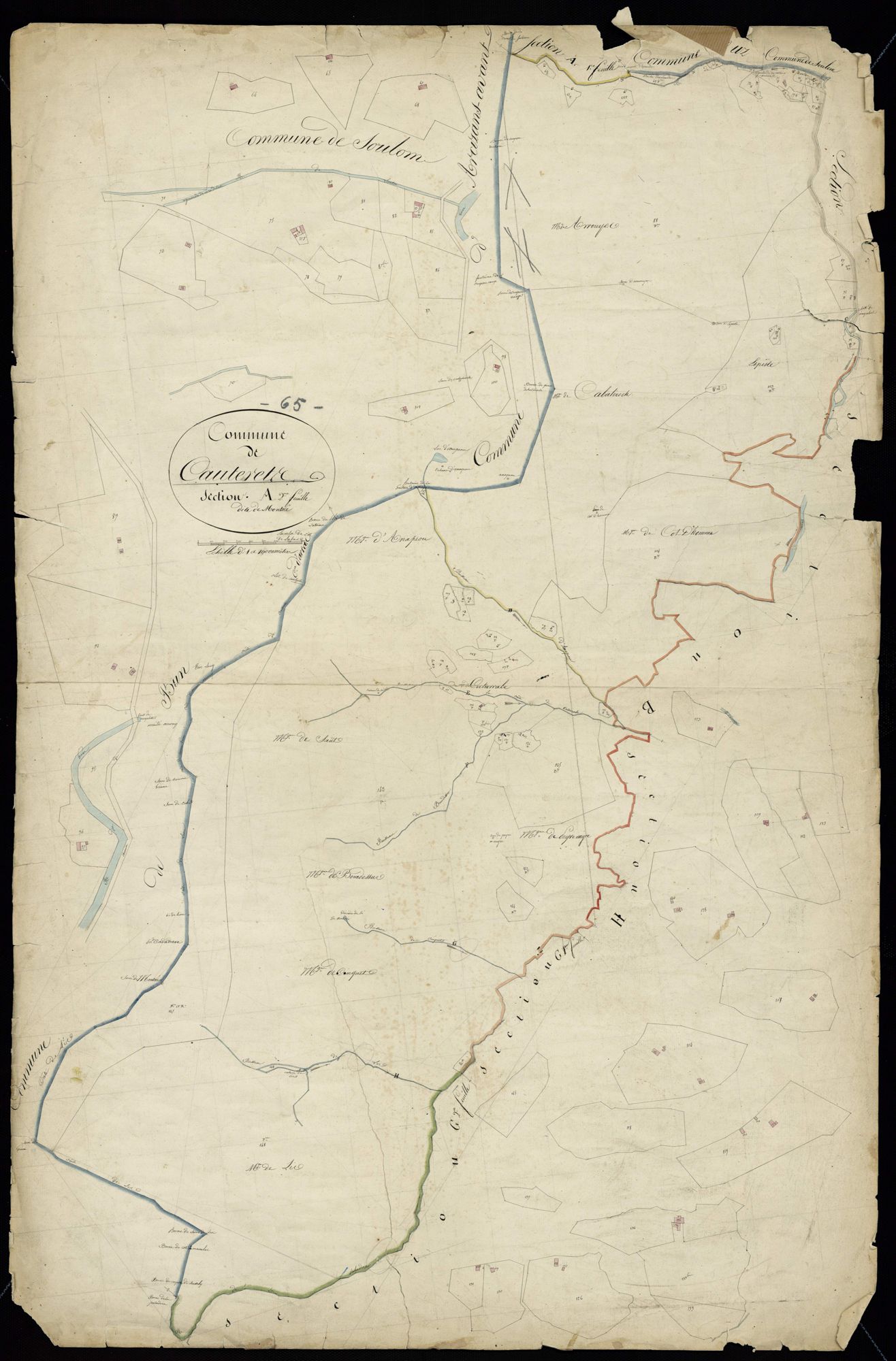 Cauterets - Cauterets.- Section A, 2e feuille