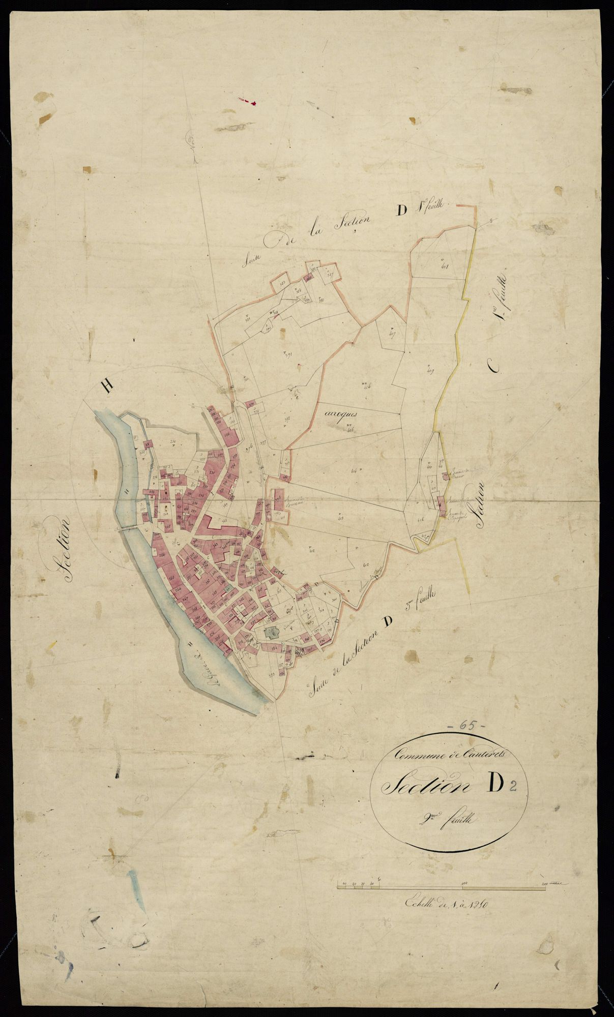 Cauterets - Cauterets.- Section D, 2e feuille