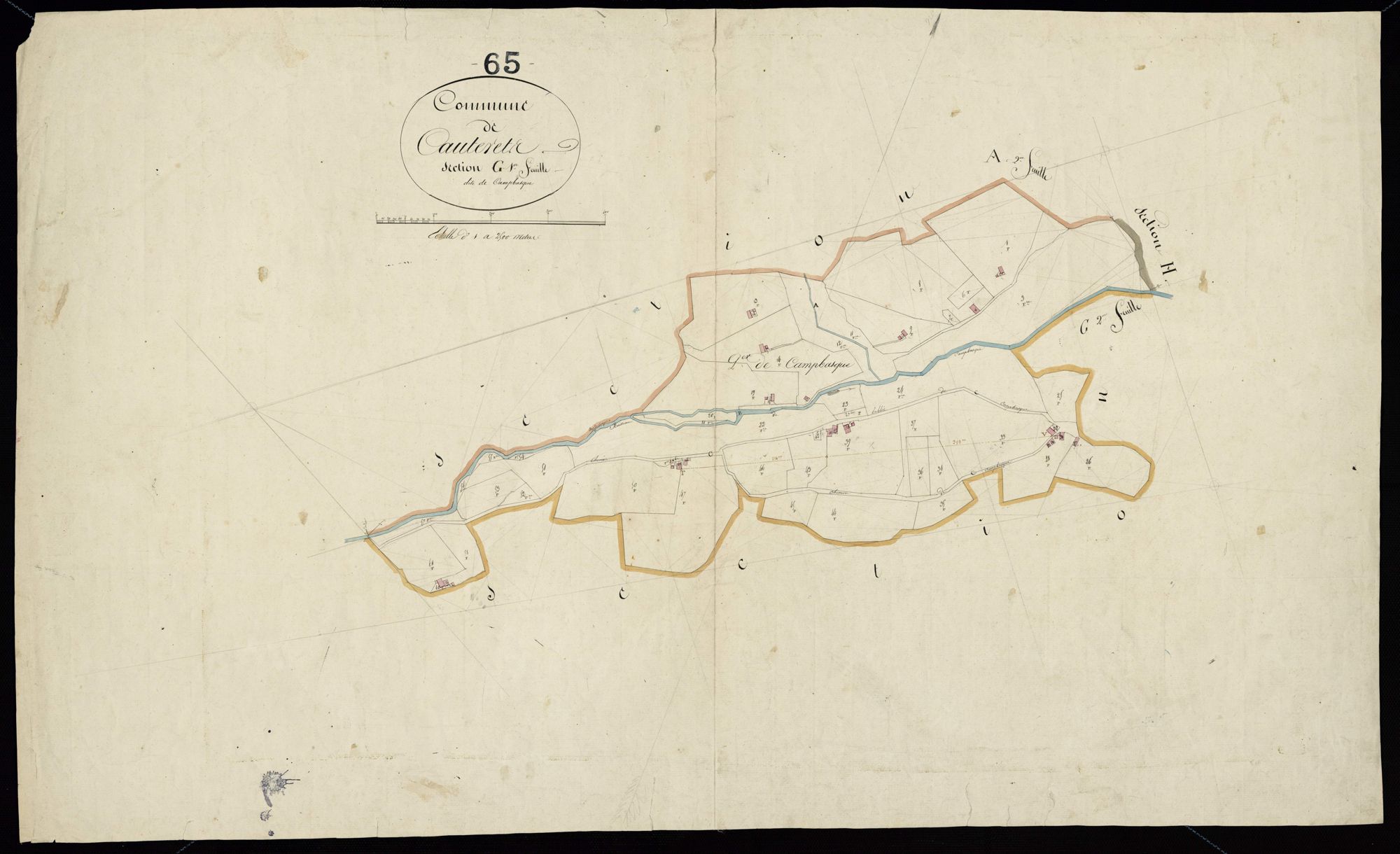 Cauterets - Cauterets.- Section G, 1re feuille