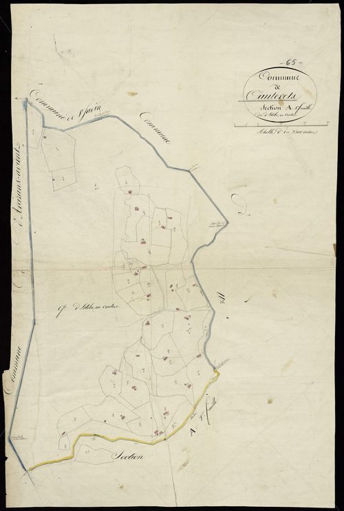 Cauterets - Cauterets.- Section A, 1re feuille