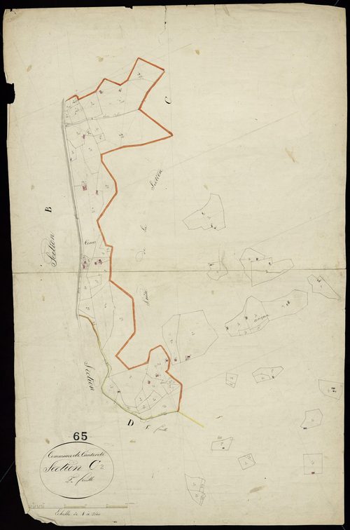 Cauterets - Cauterets.- Section C, 2e feuille
