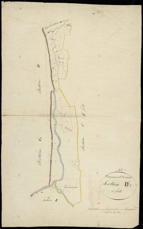 Cauterets - Cauterets.- Section D, 3e feuille