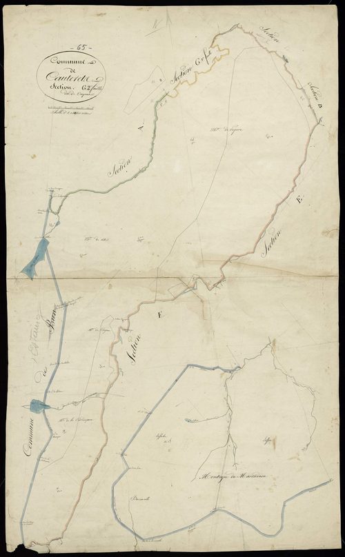 Cauterets - Cauterets.- Section G, 2e feuille