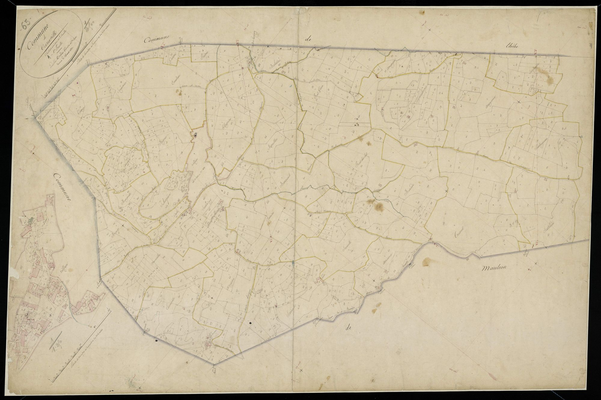 Cazarilh - Cazarilh.- Section A, 1re feuille