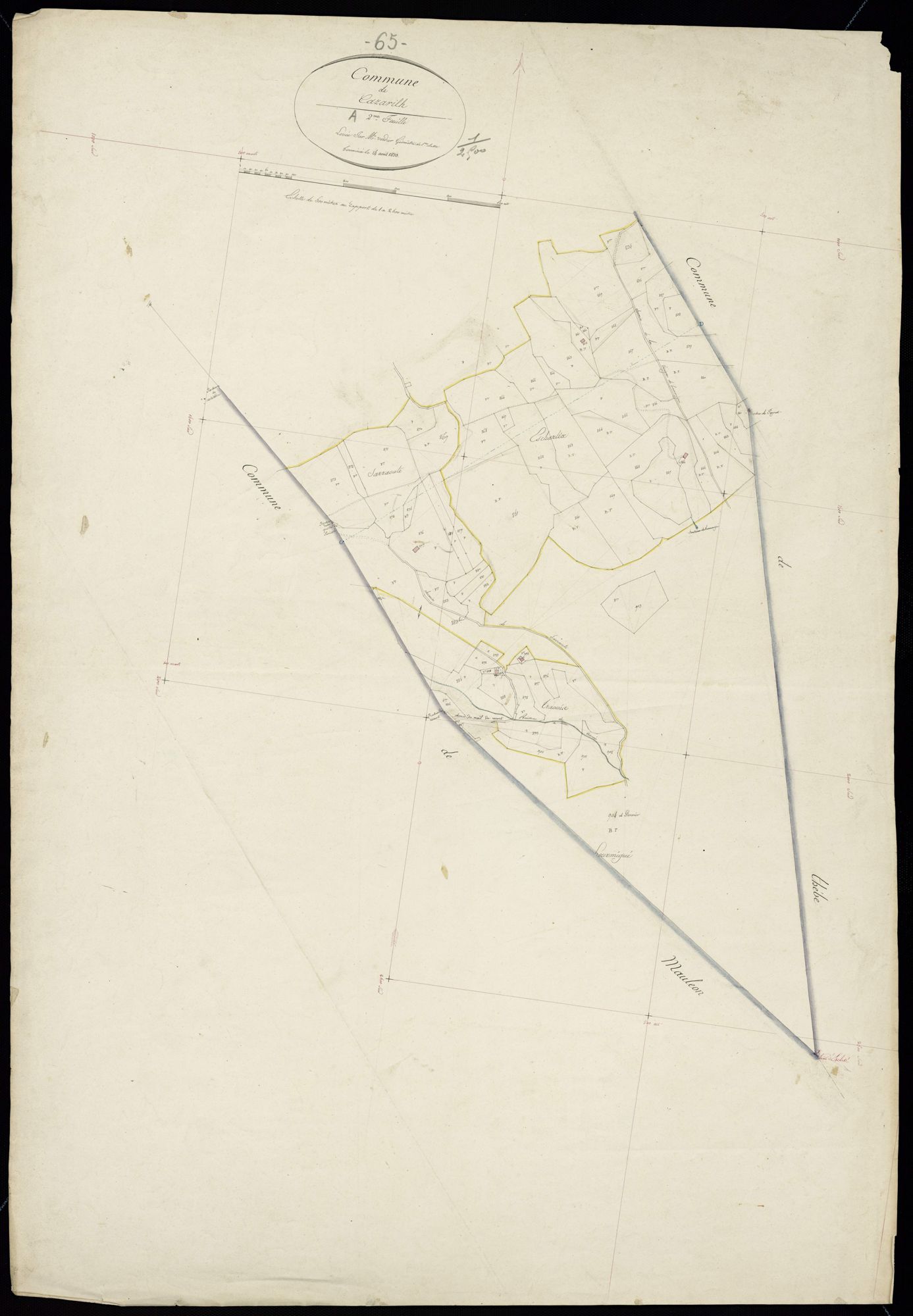 Cazarilh - Cazarilh.- Section A, 2e feuille