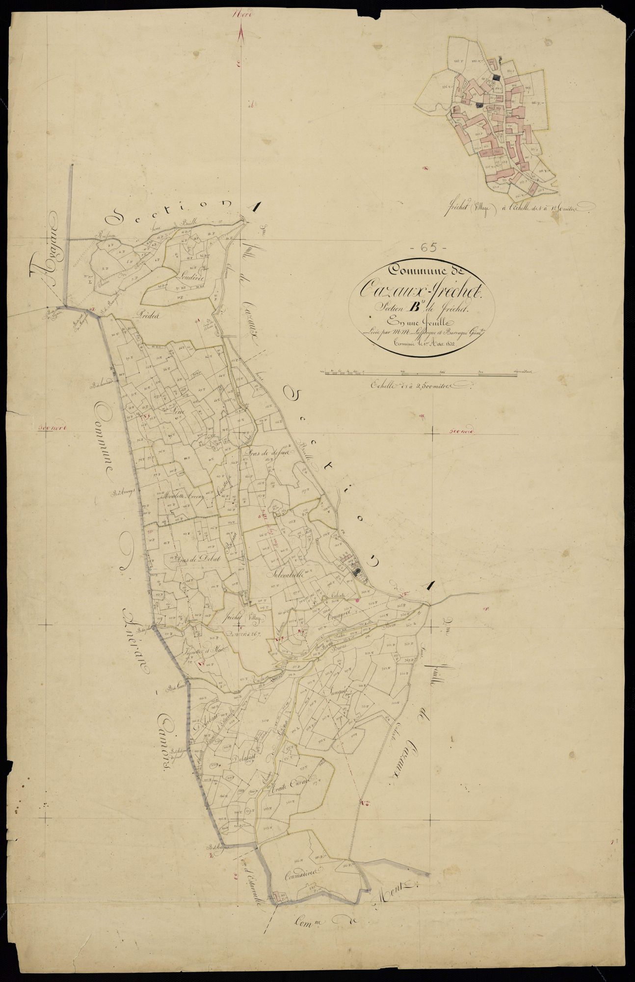 Cazaux-Fréchet-Anéran-Camors - Cazaux-Fréchet.- Section B
