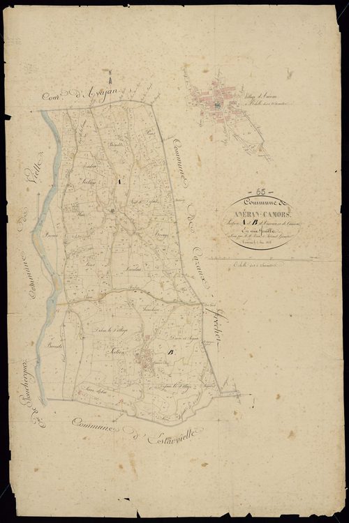 Cazaux-Fréchet-Anéran-Camors - Anéran-Camors.- Section AB