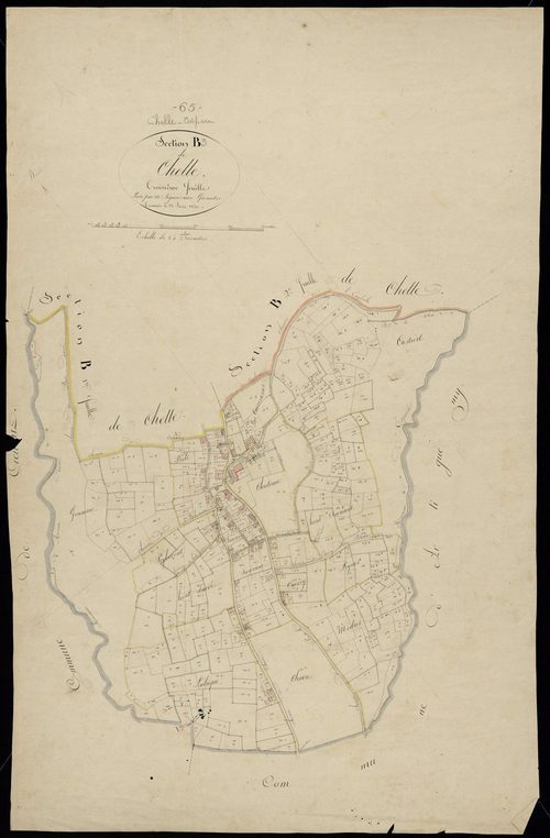 Chelle-Spou - Chelle-Spou.- Section B, 3e feuille