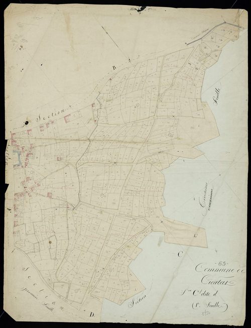 Cieutat - Cieutat.- Section C, 1re feuille