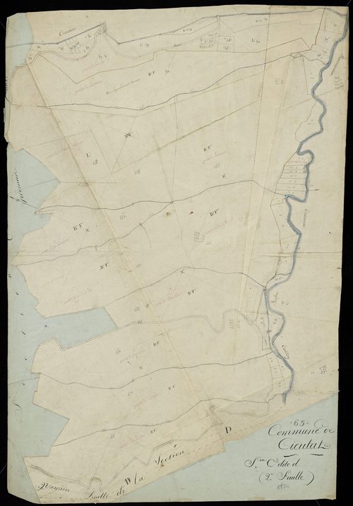 Cieutat - Cieutat.- Section C, 2e feuille
