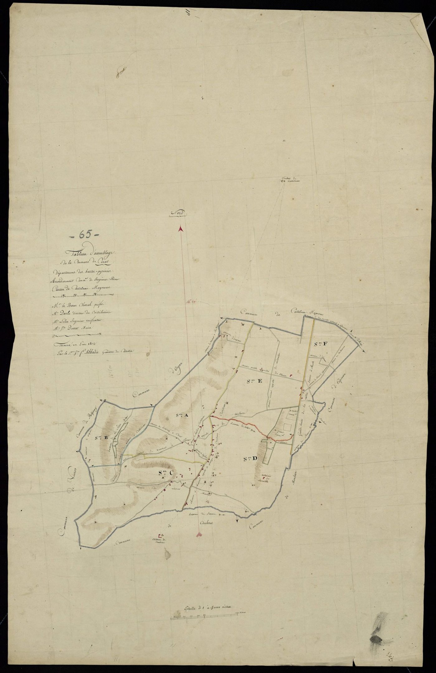 Cizos - Cizos.- Tableau d'assemblage