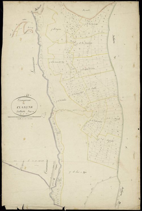 Clarens - Clarens.- Section A, 2e feuille